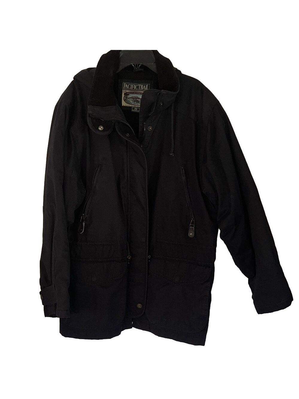 Pacific Trail Black Outdoor Jacket, Size Small